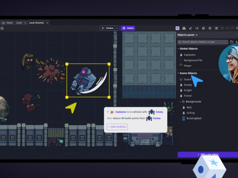 Game Code Gdevelop Lightning fast, no-code video game creation | GDevelop