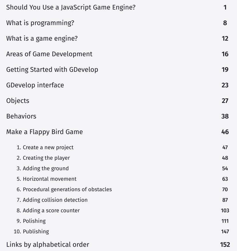 A sneak peek at the curriculum, now available exclusively to GDevelop Educational subscription holders. 