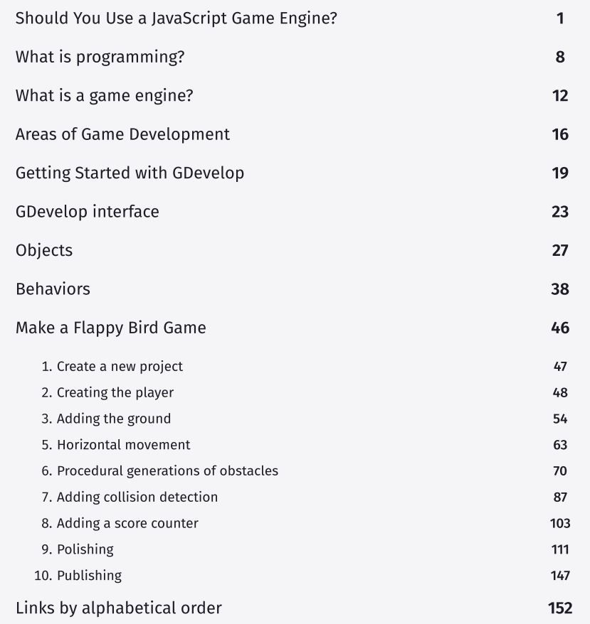 A sneak peek at the curriculum, now available exclusively to GDevelop Educational subscription holders.