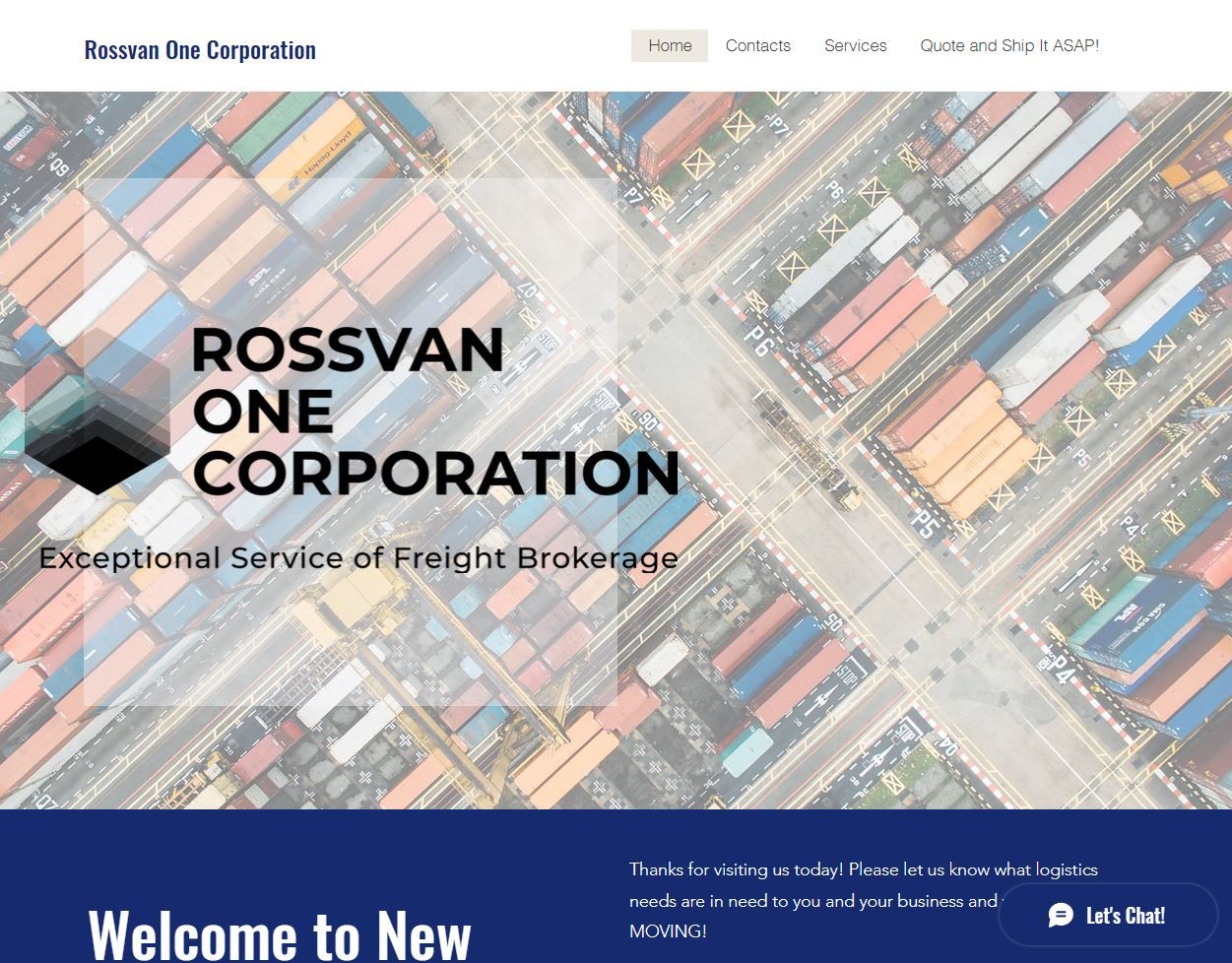 The Rossvan One Corporation is a freight company based in the United States. 