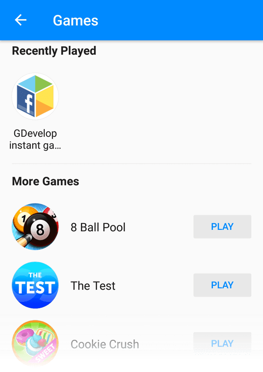Instant Gaming on the App Store