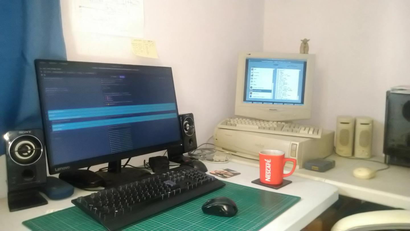 Andy's development environment.