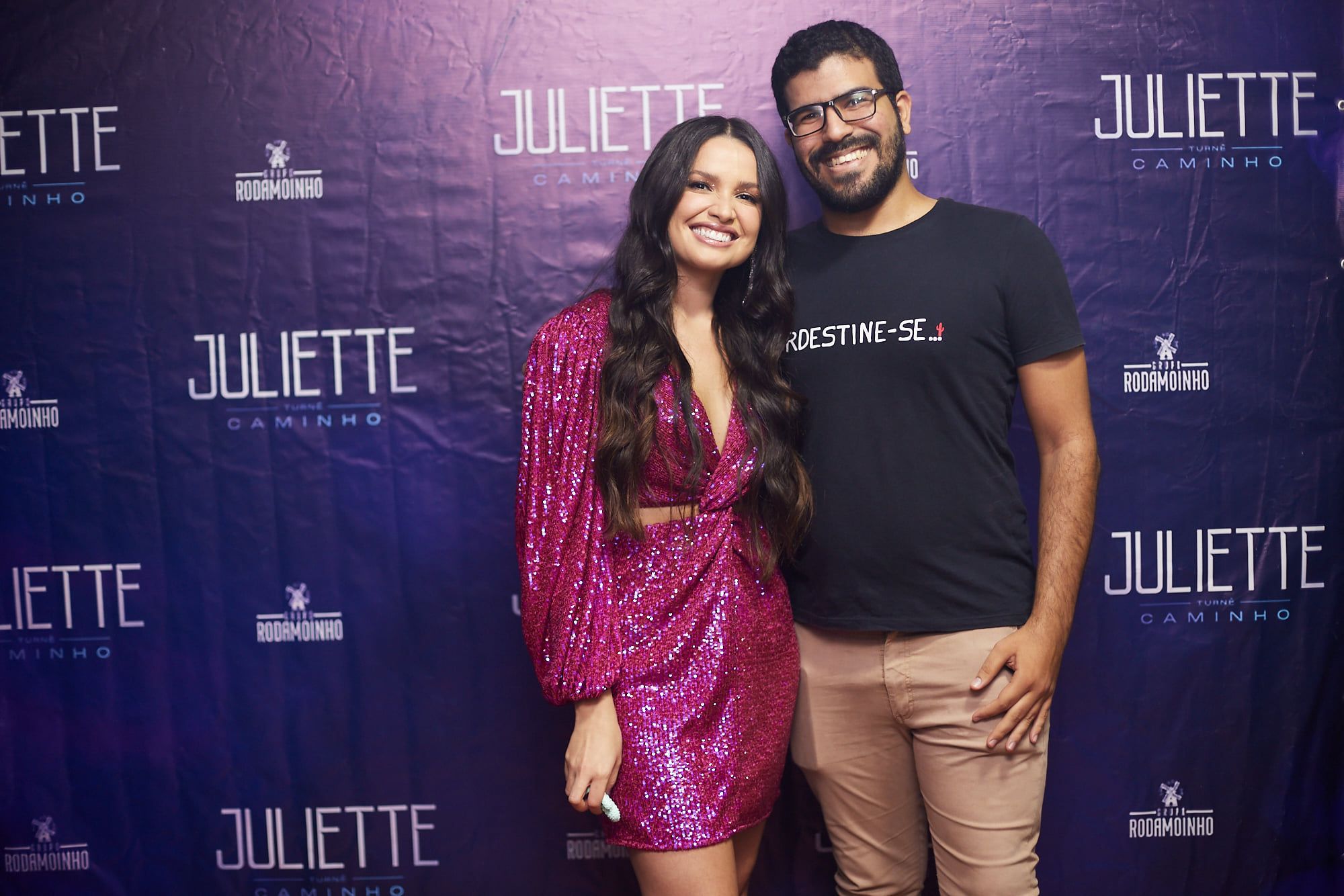 Ittalo with Brazilian pop star Juliette. 