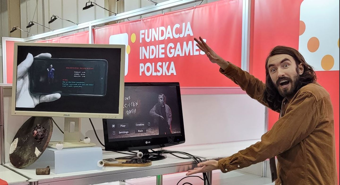 Piotr and the team went to the expo and felt great about showcasing GDevelop.