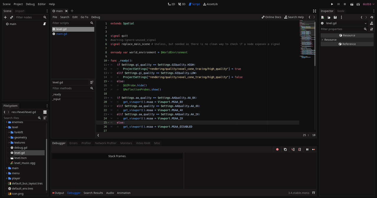 Godot's scripting language - By SakuraMiyazono - Own work, CC BY-SA 4.0
