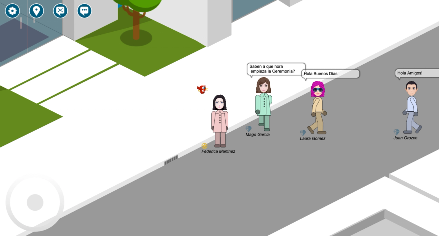 The NETZEN app's metaverse gamifies the sales process and makes it interactive.