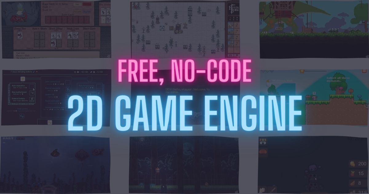 This is the Best Free, No-Code 2D Game Engine