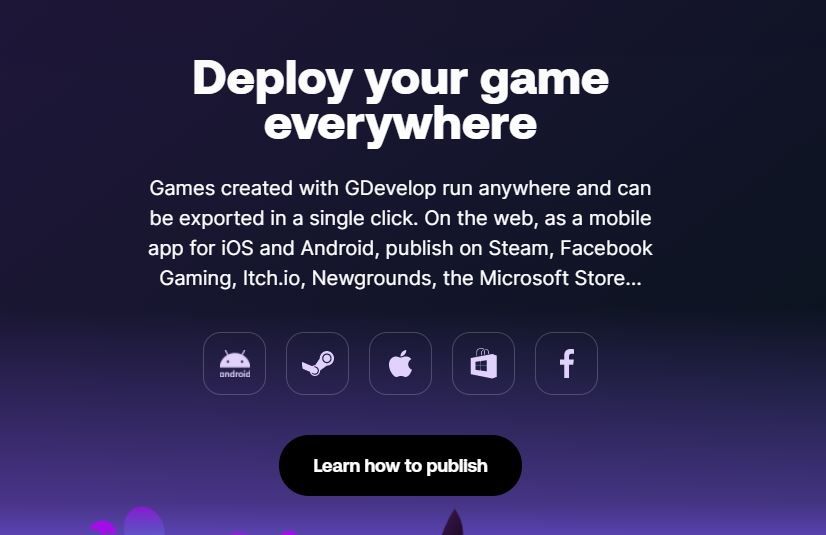 Publish your games anywhere