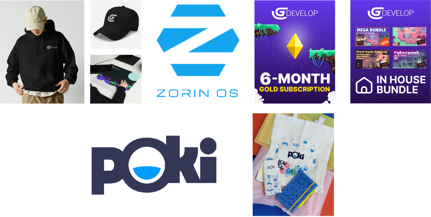 GDevelop Big Jam Prizes