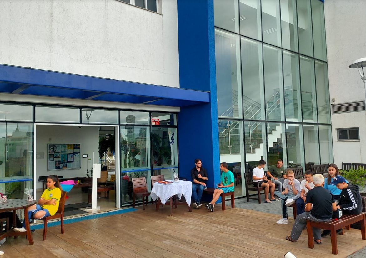 Students had a break to rest.
