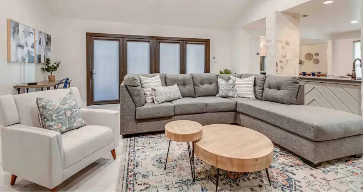 Modern military rental interior in Wichita showing How Does Per Diem Work Around Hurlburt Field? and how TDY Hero supports comfortable TDY housing