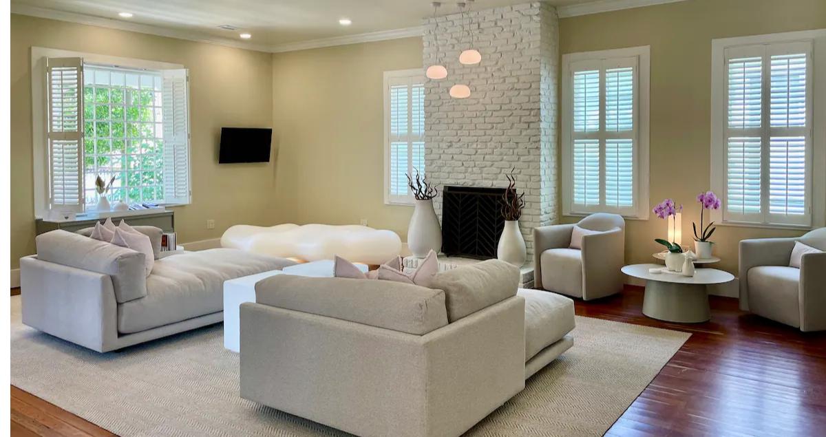 peaceful interior space designed to appeal to reliable long term guests
