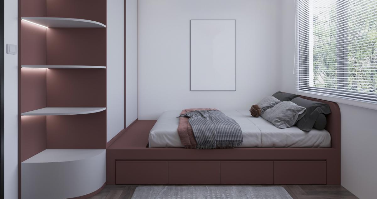 Simple furnished bedroom meeting basic standards for compliant TDY housing