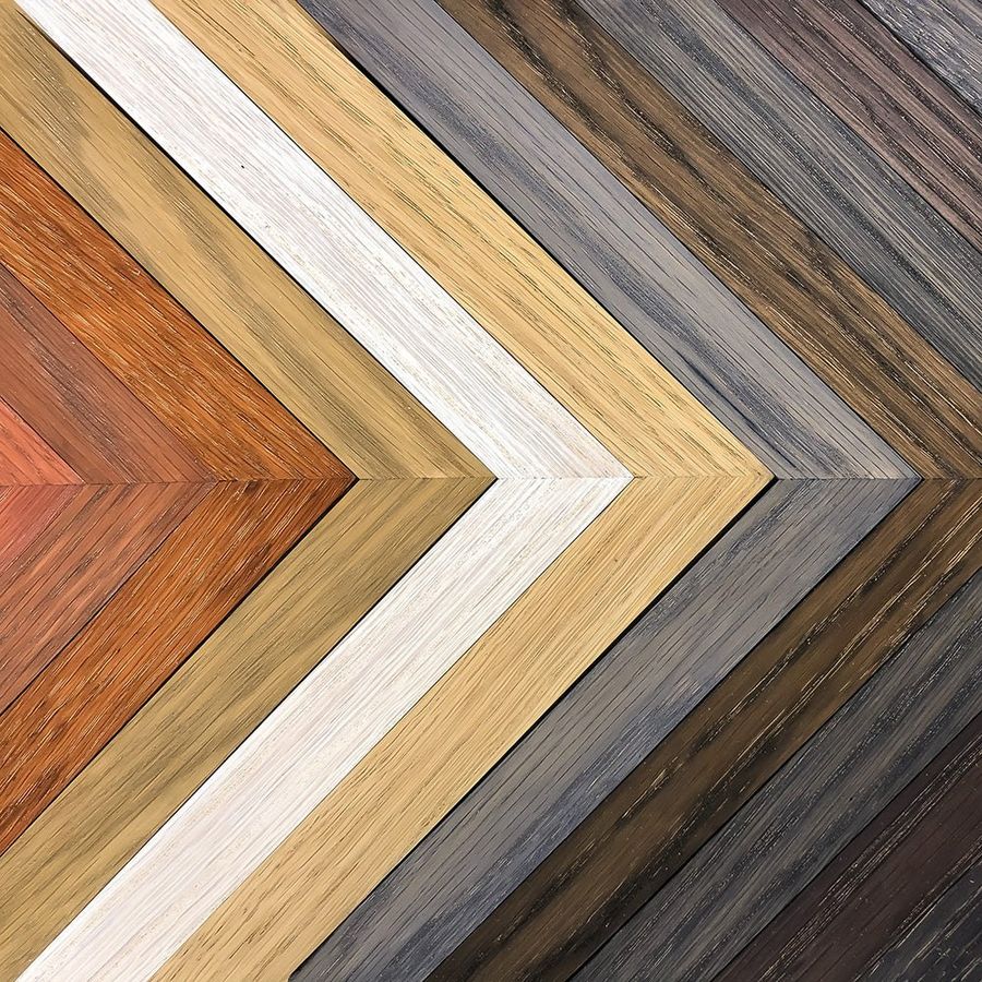 Real-wood & stained