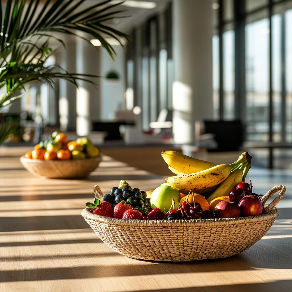 Service de livraison de panier de fruits en entreprise 