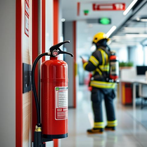 un agent qualifié de sécurité incendie