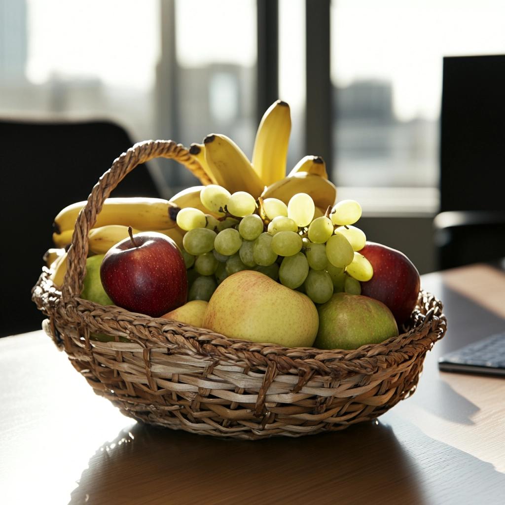 livraison au bureau corbeille de fruits gamme Essentiel