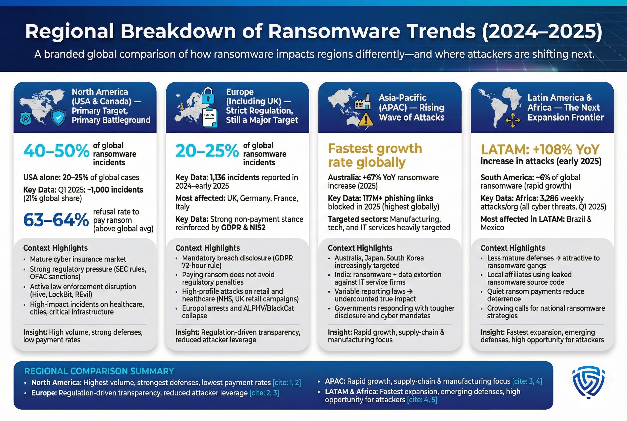 85+ Ransomware Statistics 2025: Attacks, Costs & Trends