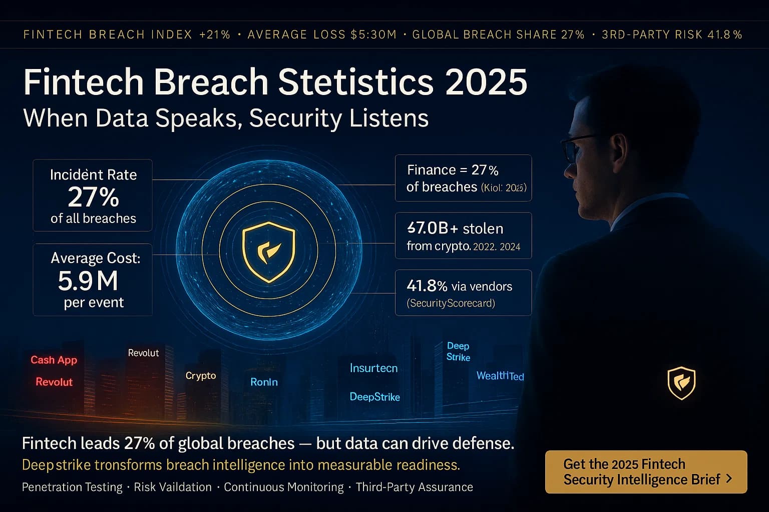 Fintech Breach Statistics 2025: $7B Crypto Losses