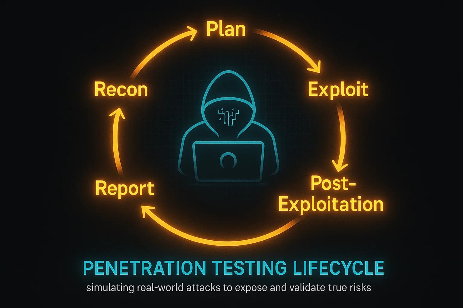 Penetration testing expert performing ethical hacking