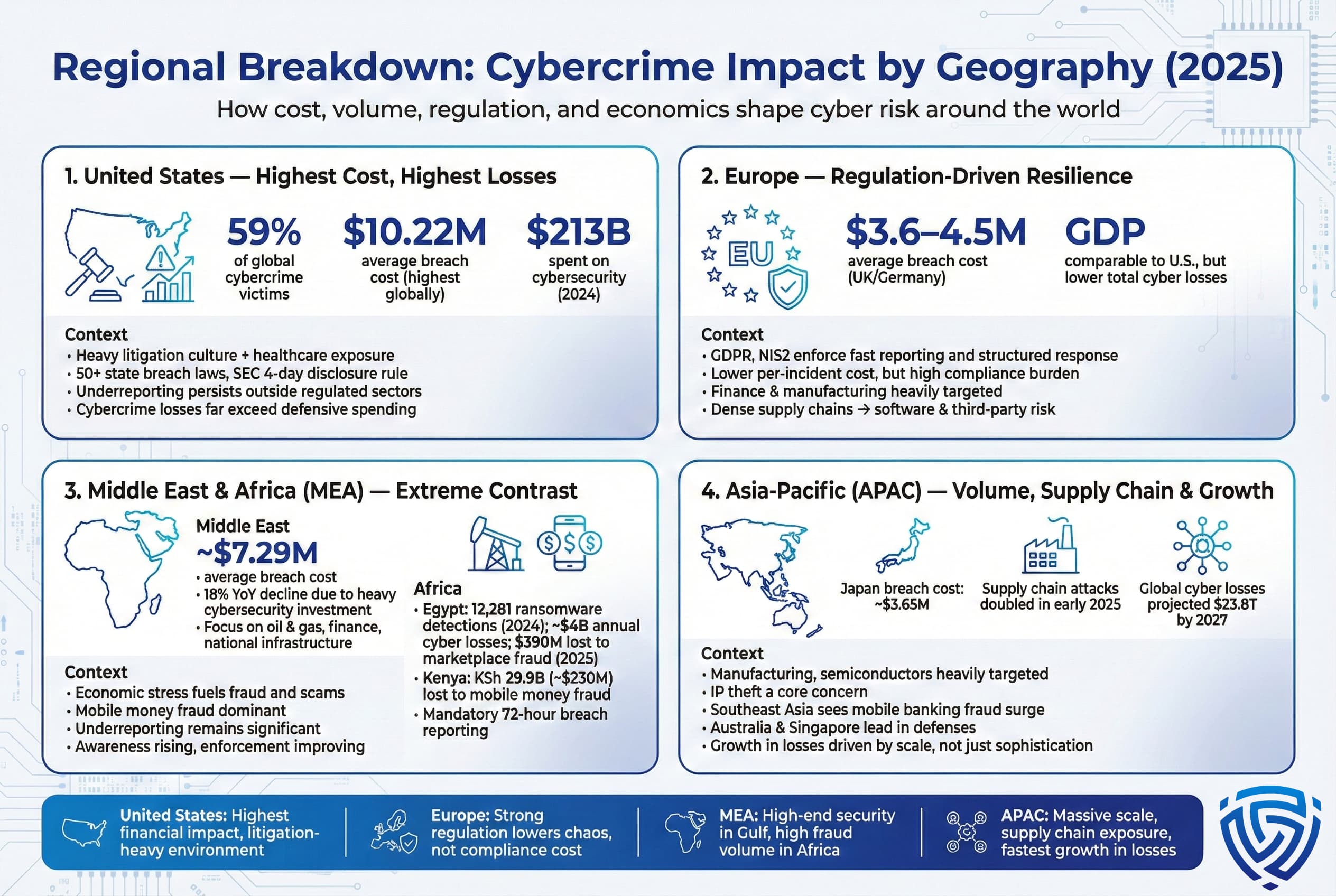 Cybercrime Statistics 2025: Trillions in Losses Worldwide