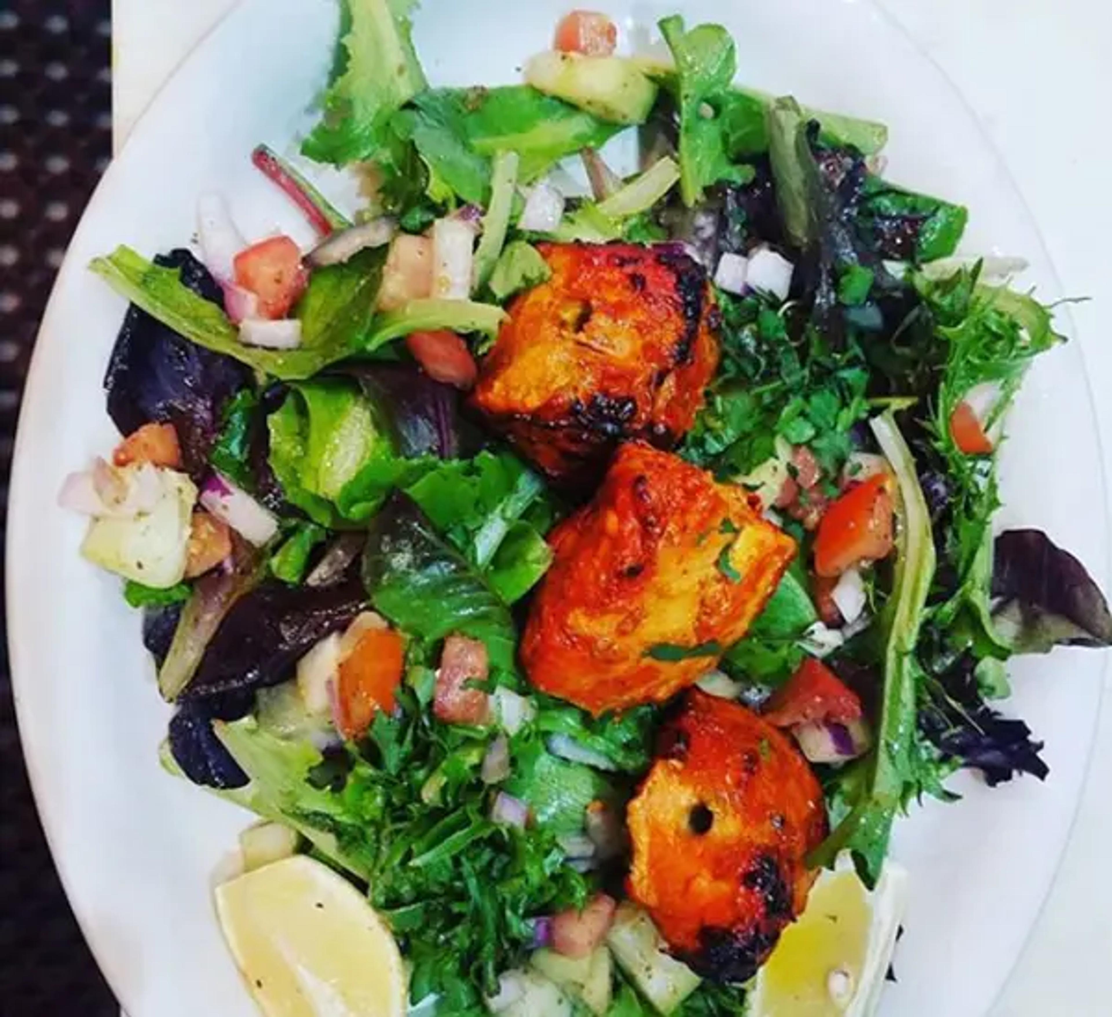 A dish at Akbar Cuisine of India