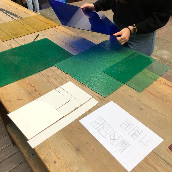 teambuilding workshop glas in lood glasraam