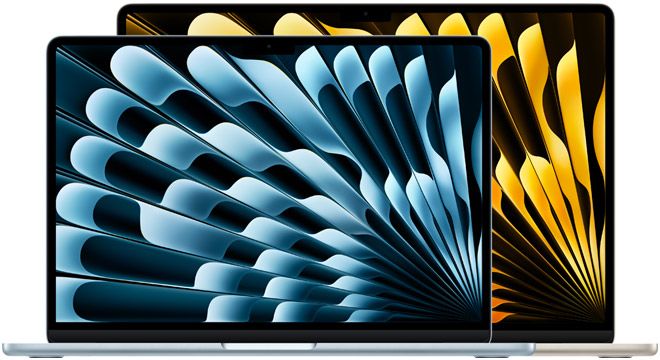 MacBook Air 13 pouces et 15 pouces