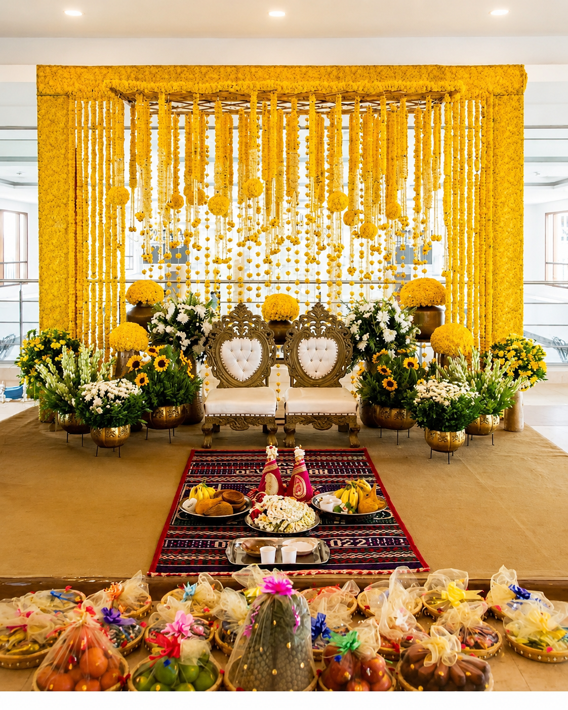Haldi Ceremony Setup