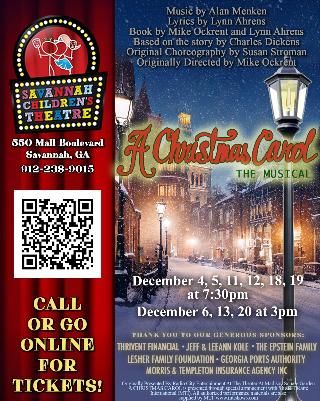 A Christmas Carol, The Musical!