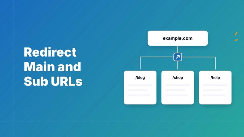 ¿Cómo puedo establecer la redirección para la URL principal y las sub URLs?