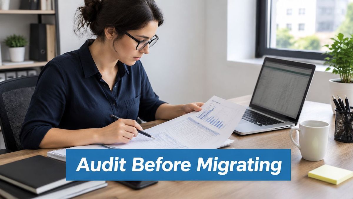 Website migration plan data analysis