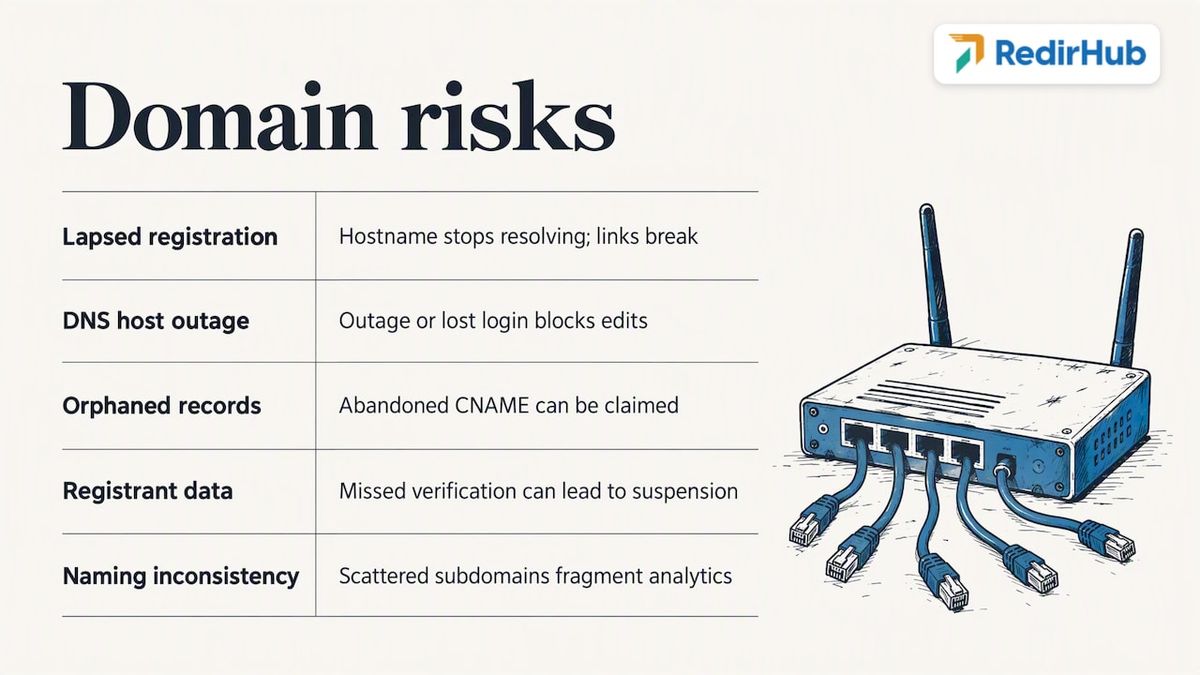Five common risks in domain ownership