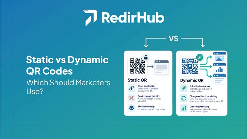 Static vs Dynamic QR Codes: Which Should Marketers Use?