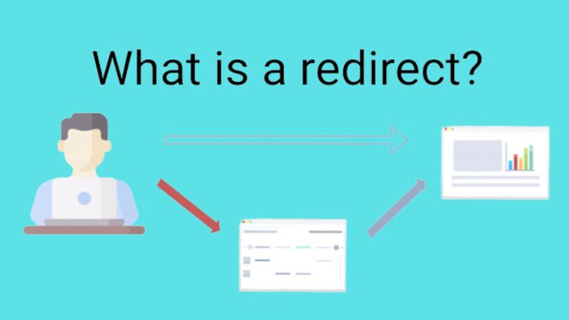 What is a redirect? Explain the difference between each redirect and SEO effect