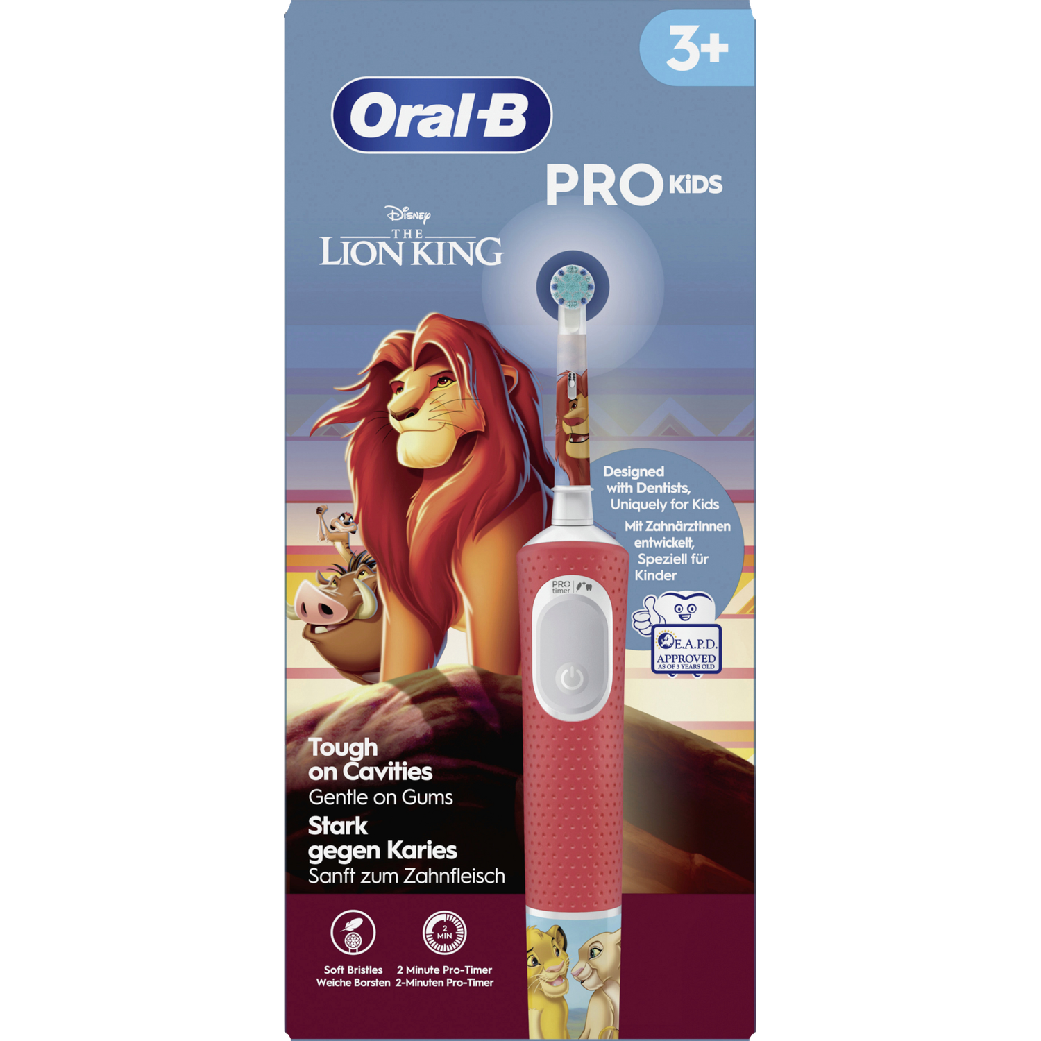 Oral-B Vitality Pro 103 Kids Electric Toothbrush The Lion King