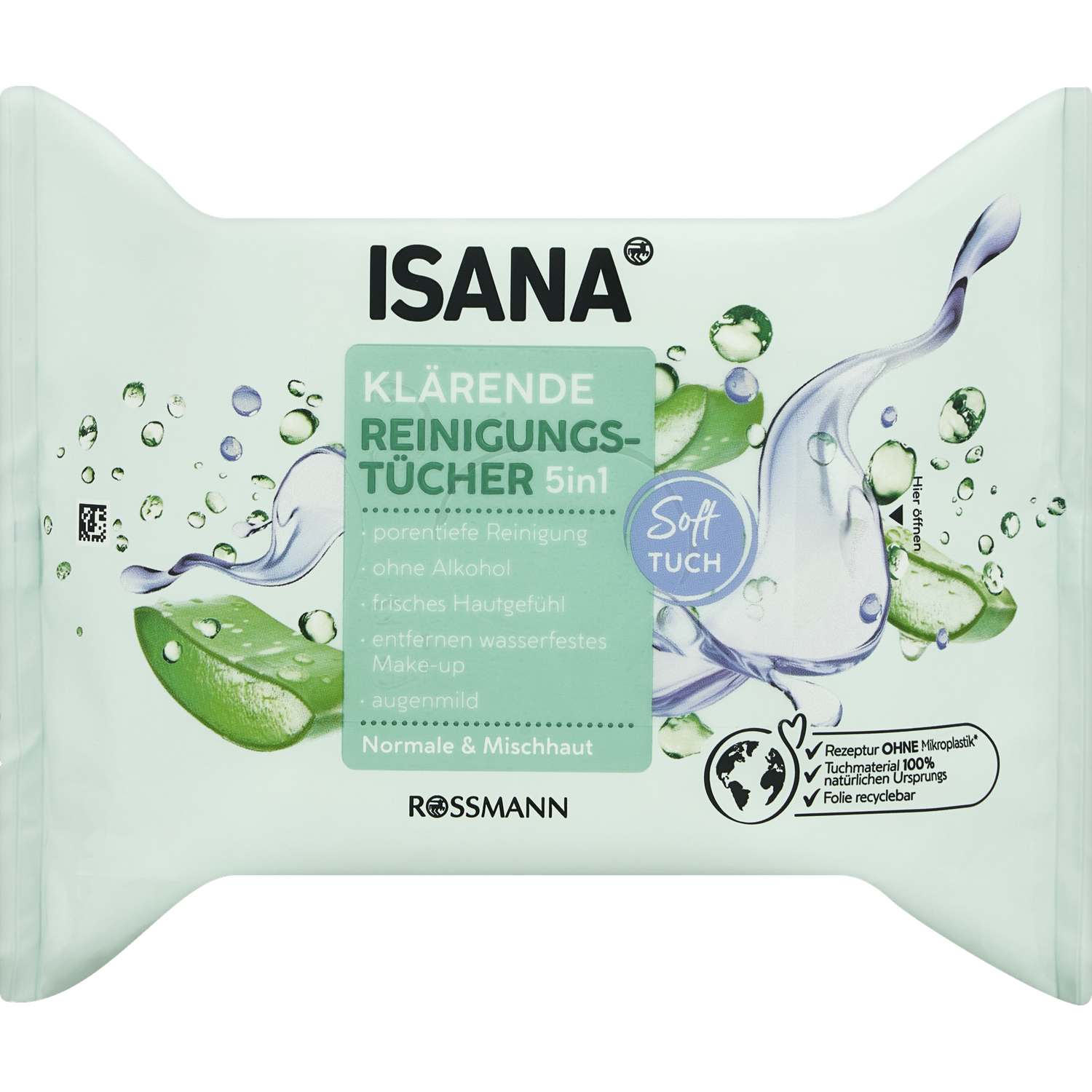 ISANA 5in1 Cleansing Wipes