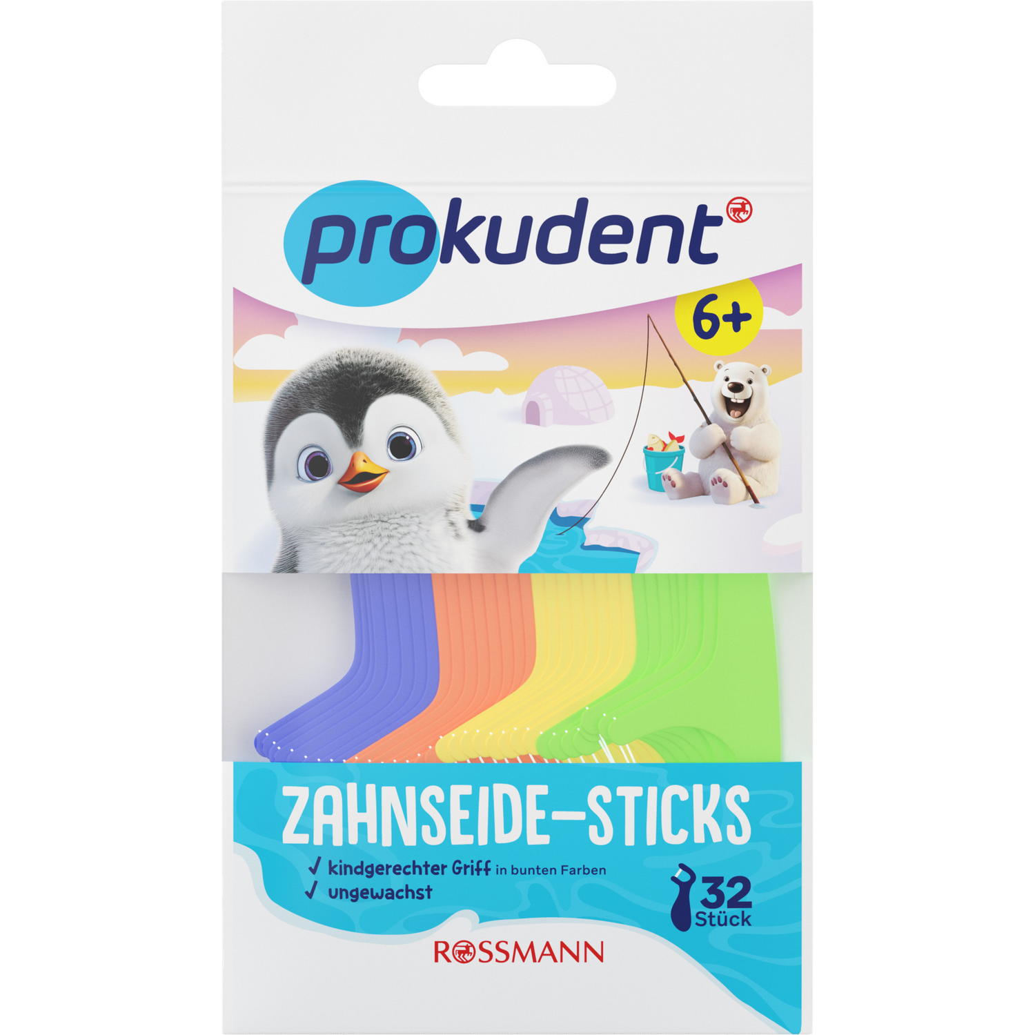 prokudent Junior Floss Picks 32 pcs
