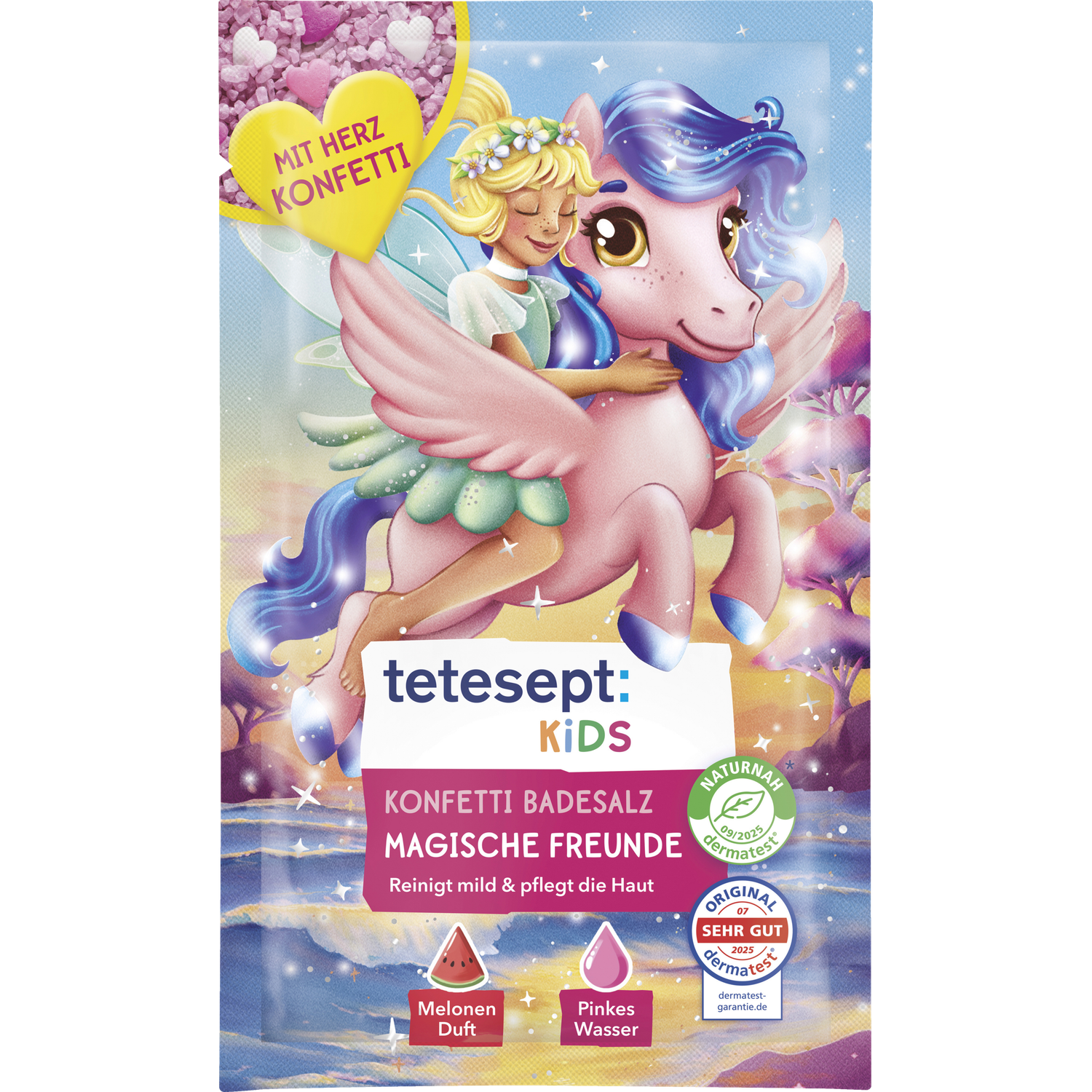 tetesept Kids Bath Fun Confetti Bath Salt Magical Friends