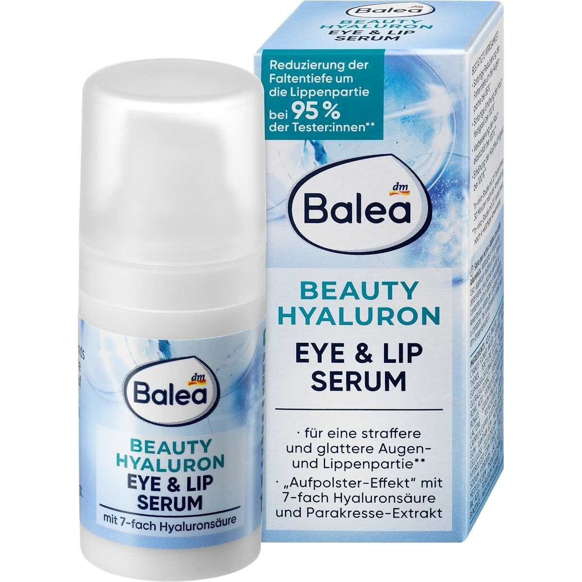 Balea Beauty Hyaluron Eye & Lip Serum