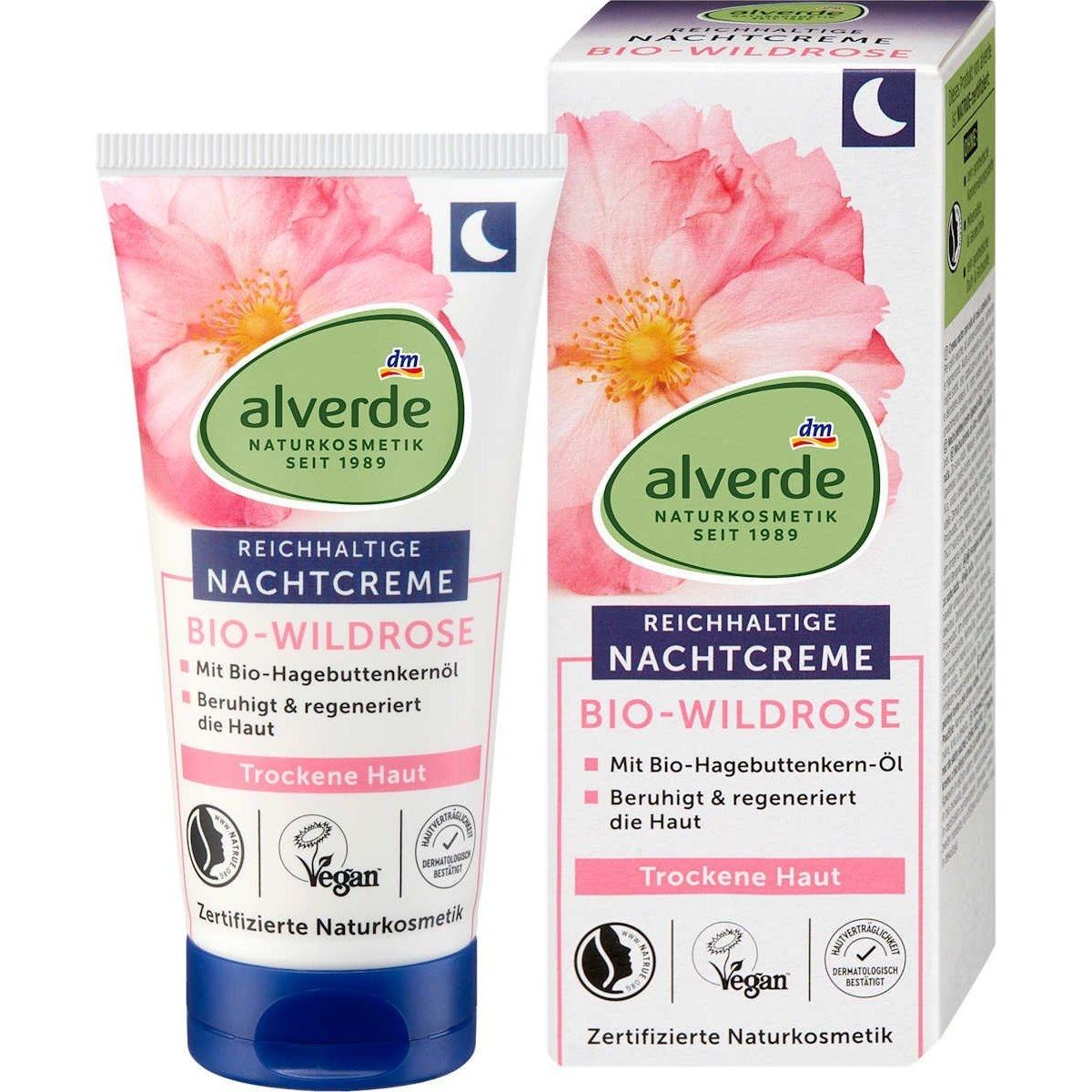 alverde Natural Cosmetics Face Cream Wild Rose