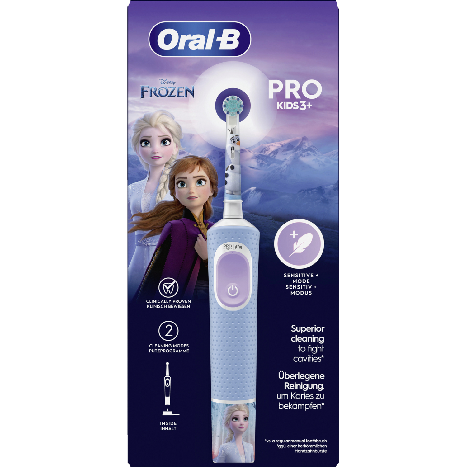 Oral-B Vitality Pro 103 Kids Electric Toothbrush Frozen