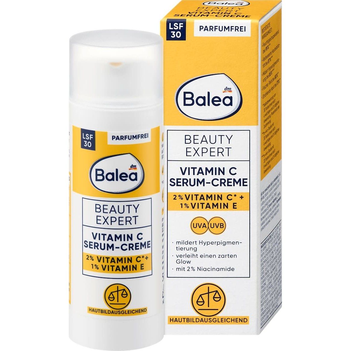 Balea Beauty Expert Vitamin C Serum Cream SPF30