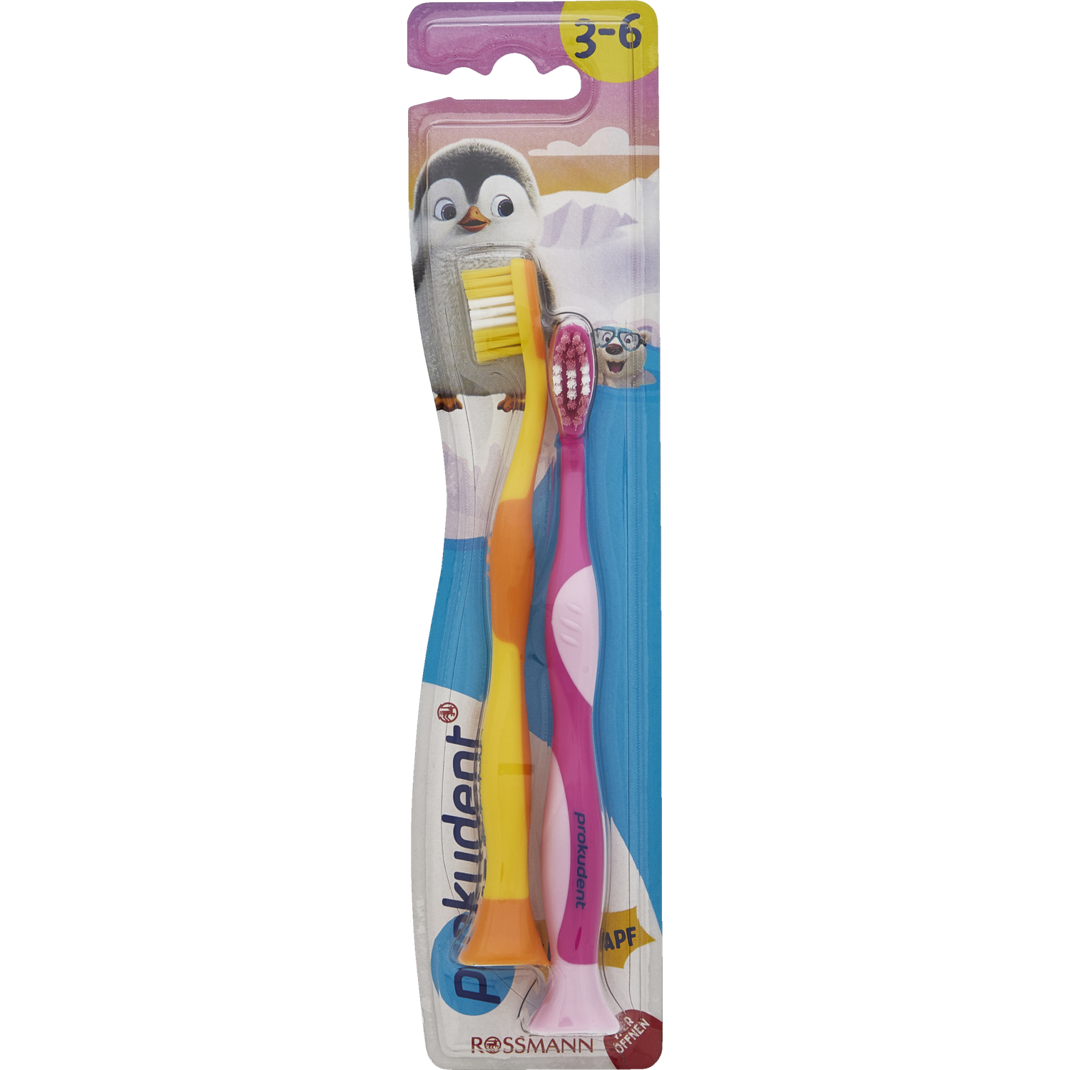 prokudent Kids Toothbrush 3-6 Years Twin Pack