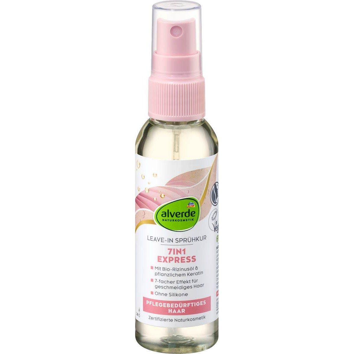 alverde Natural Cosmetics Leave-In Spray Treatment Express 7in1