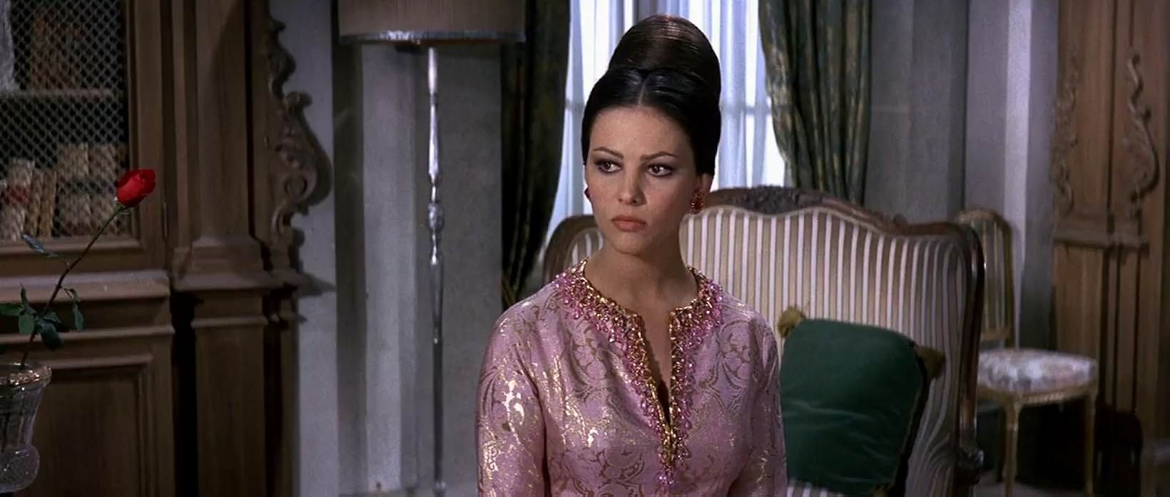 yves saint laurent pink dress 1993