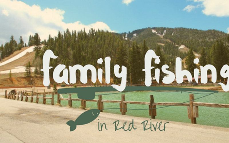 Family Fishing in Red River, NM