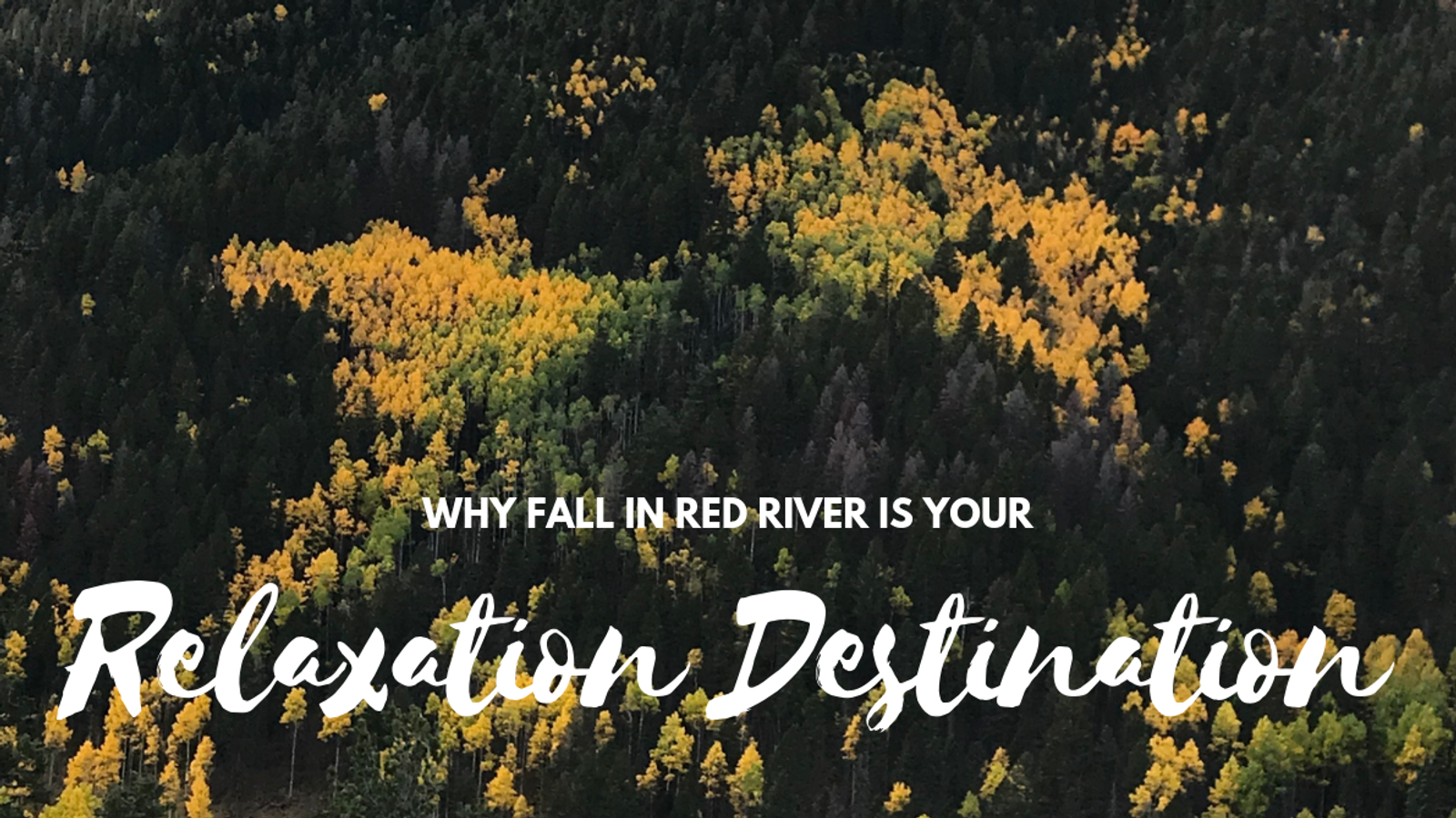 Why Fall in Red River is Your Relaxation Destination