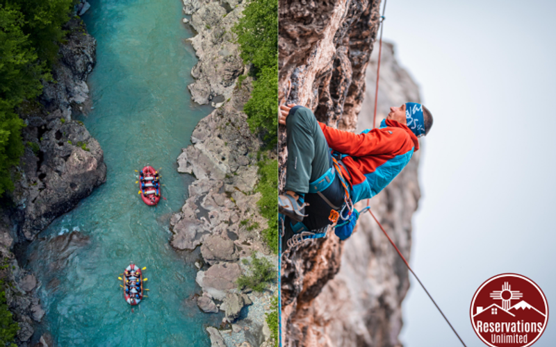 White Water Rafting and Rock Climbing in Taos