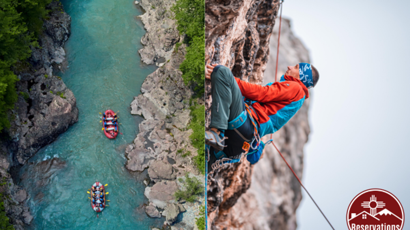 White Water Rafting and Rock Climbing in Taos